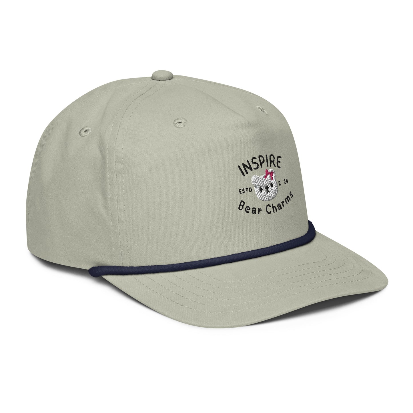 LIGHT GRAY/NAVY Golf rope cap