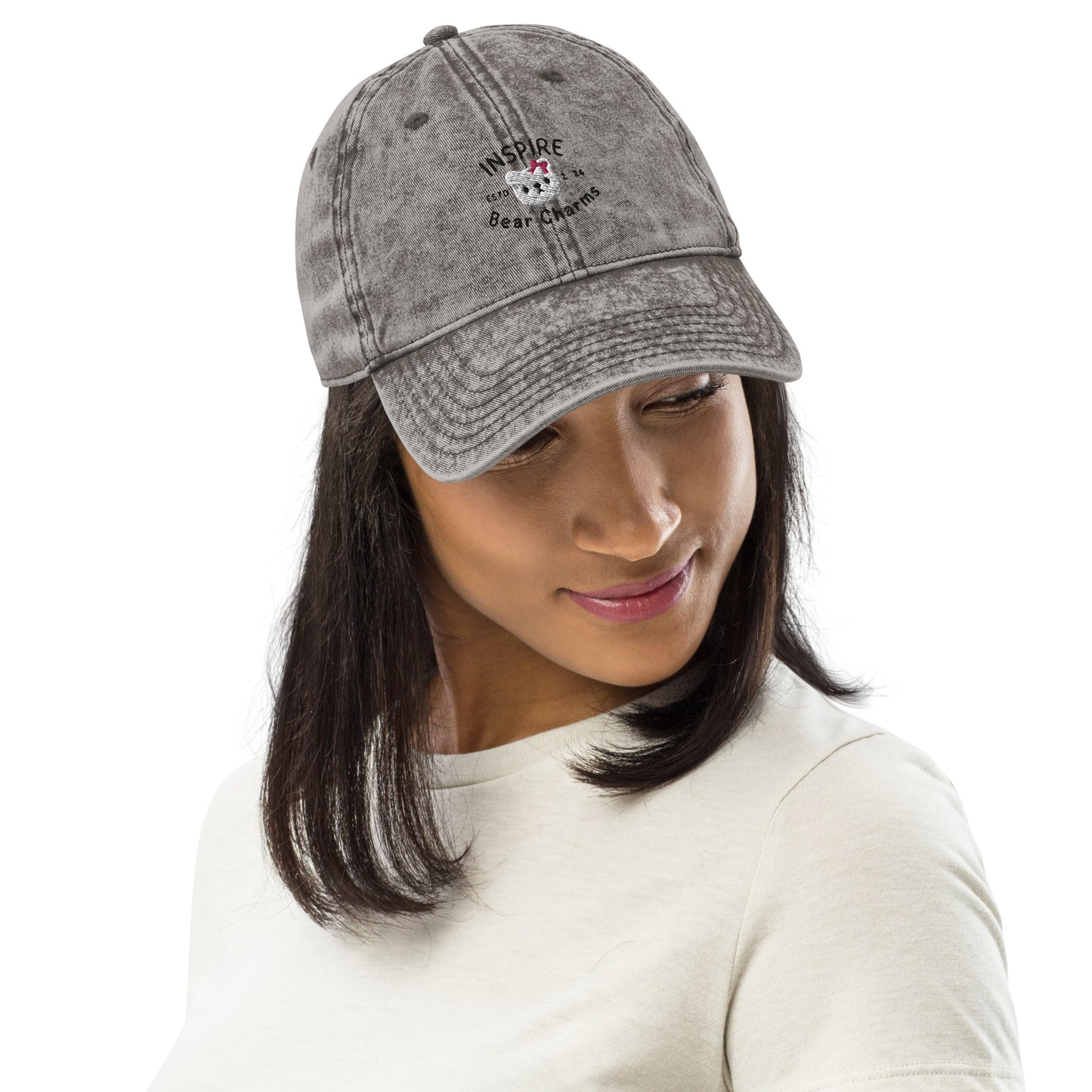 GREY Vintage Cotton Twill Cap