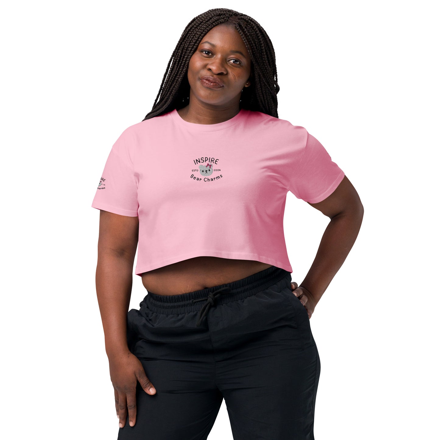 BUBBLE GUM Women’s crop top