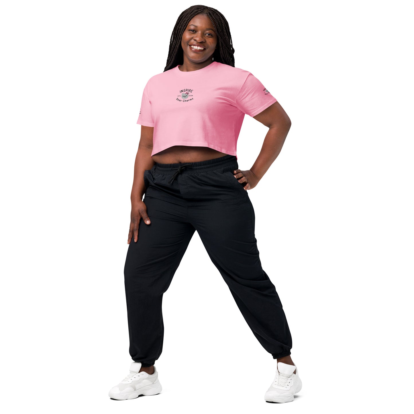 BUBBLE GUM Women’s crop top