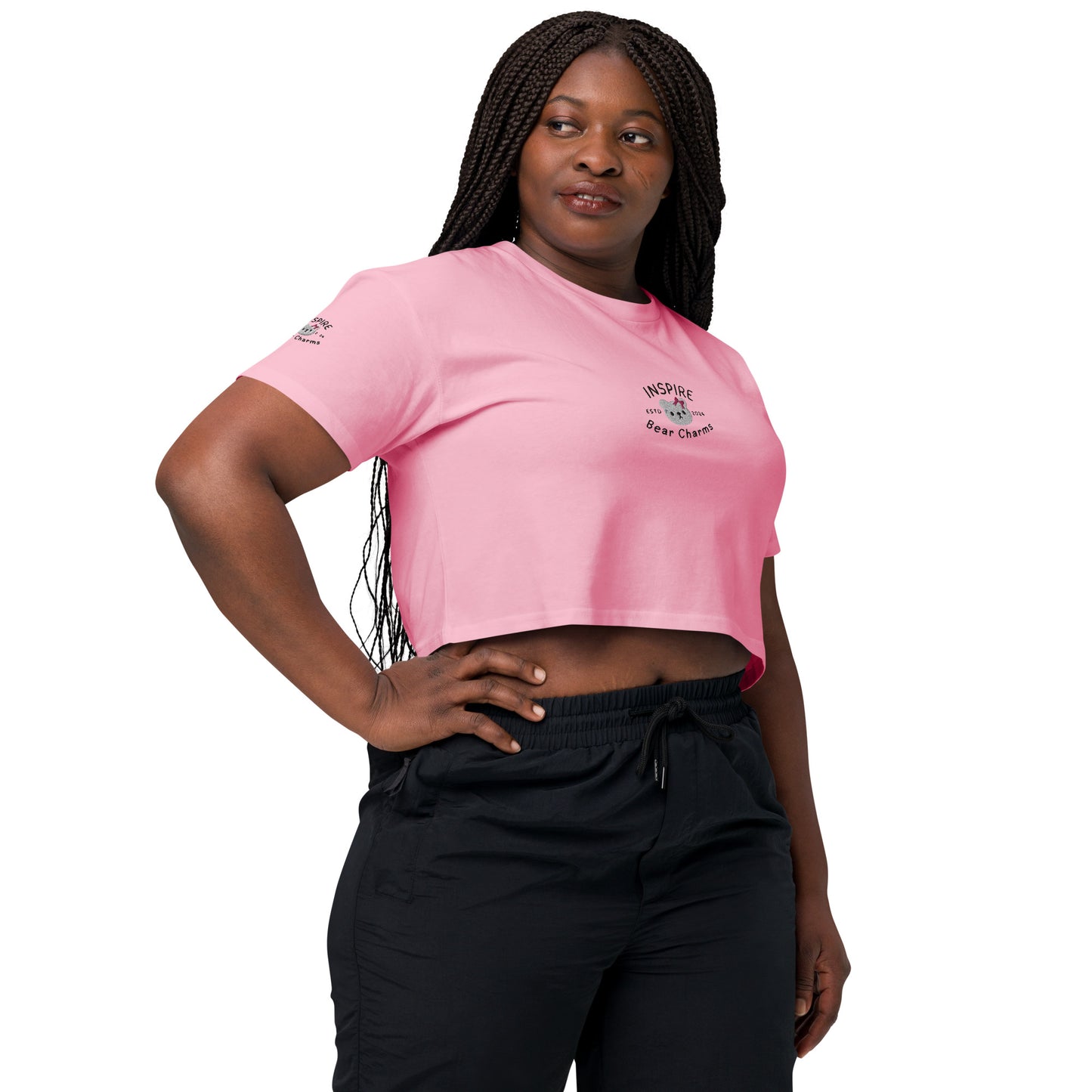 BUBBLE GUM Women’s crop top