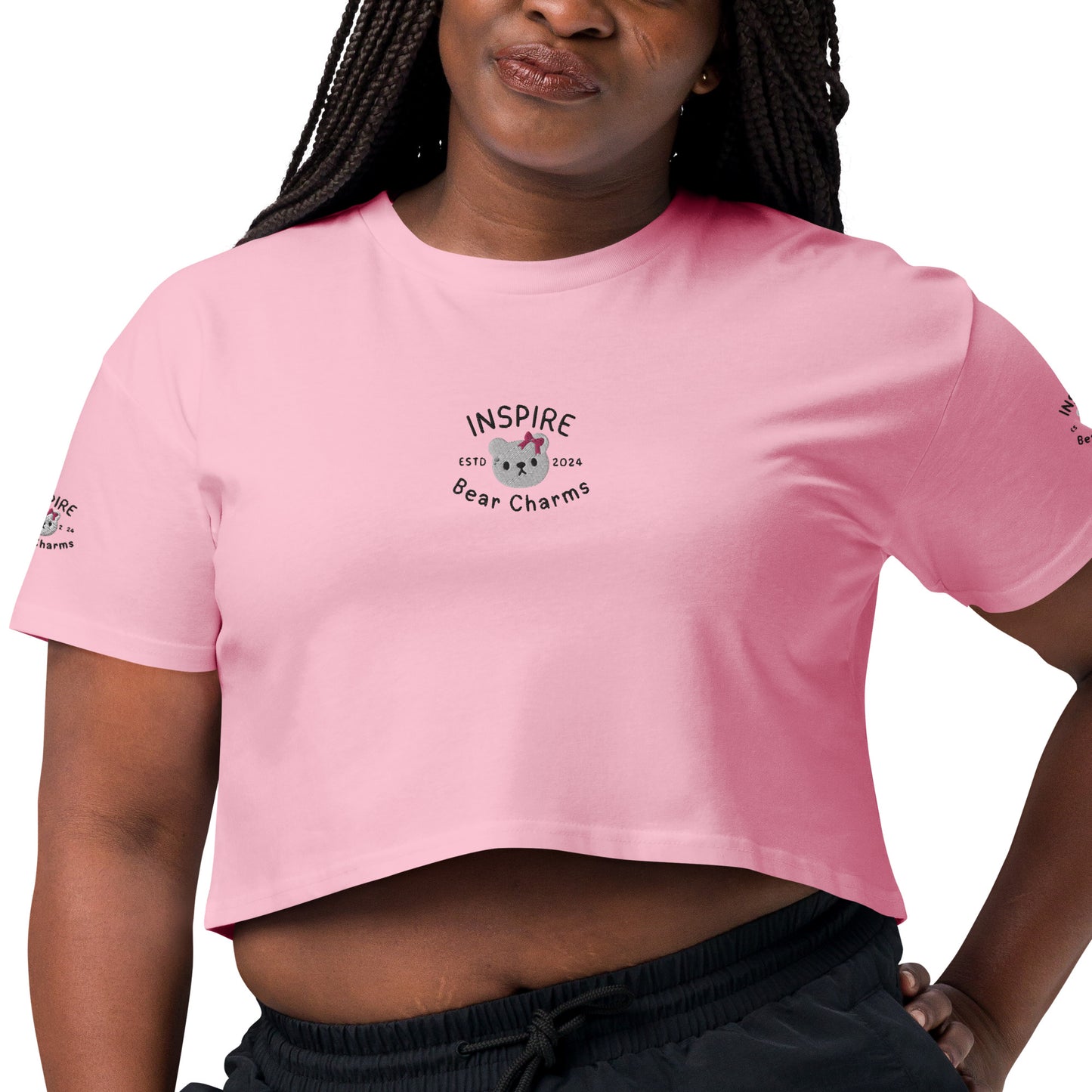 BUBBLE GUM Women’s crop top