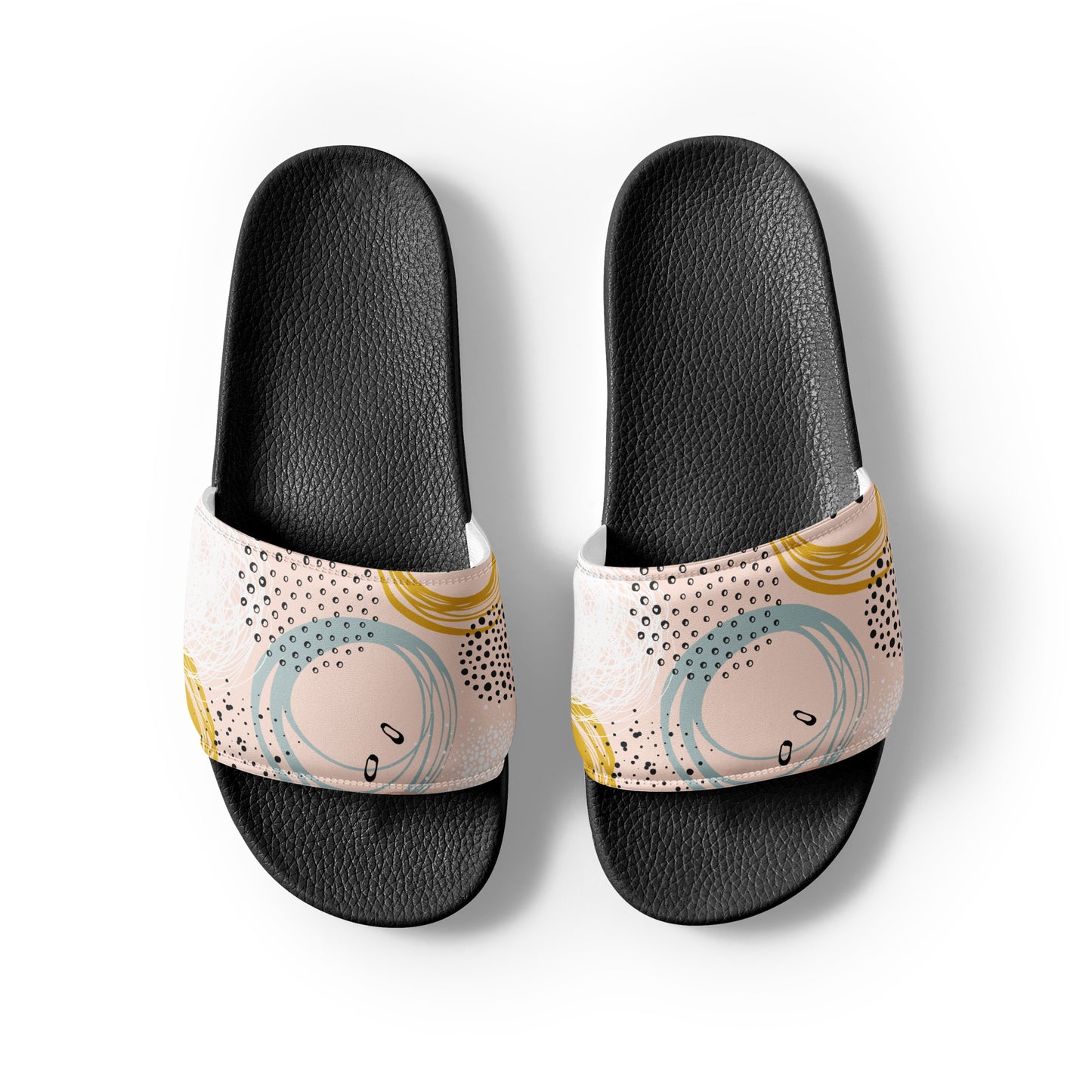 PINK ABSTRACT Women's slides