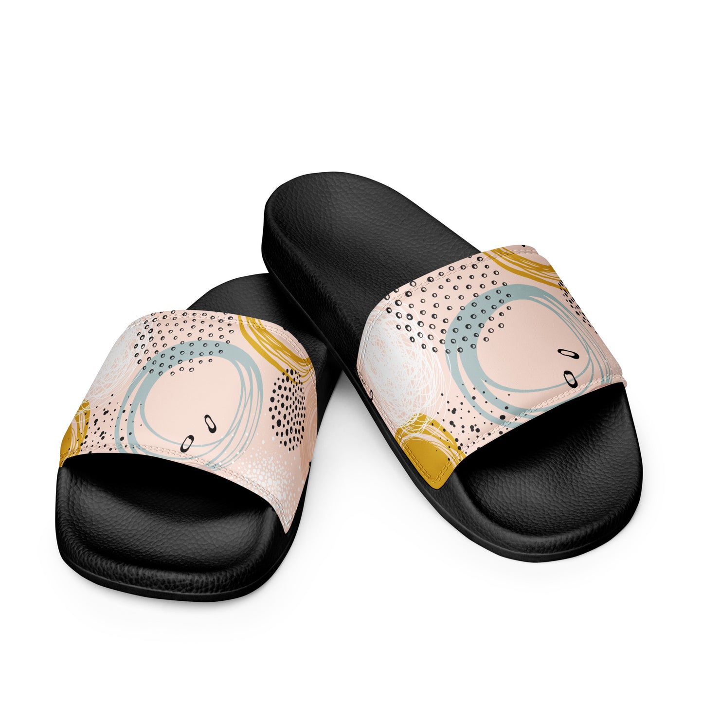 PINK ABSTRACT Women's slides