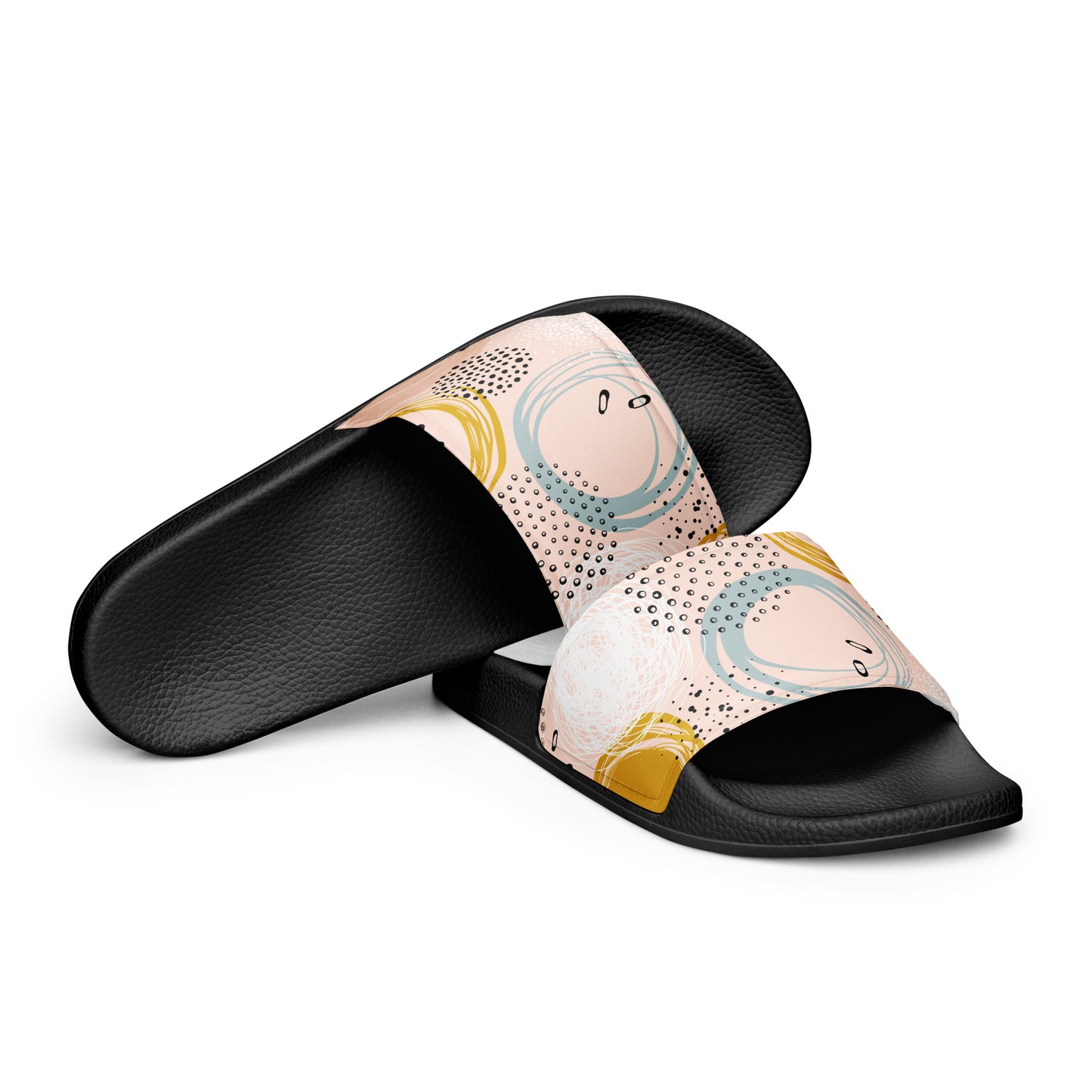 PINK ABSTRACT Women's slides