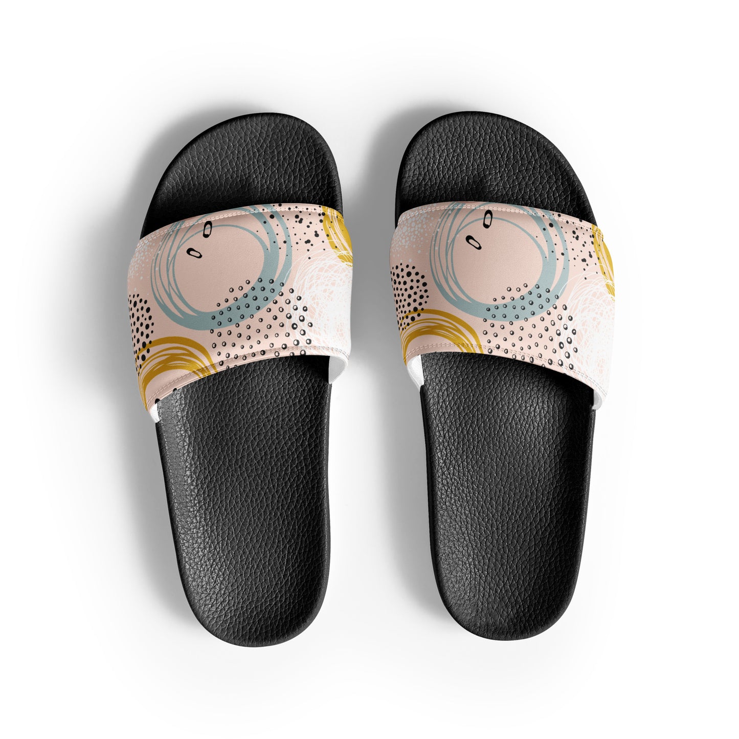 PINK ABSTRACT Women's slides