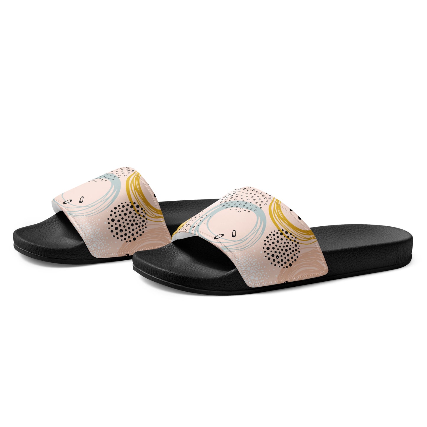 PINK ABSTRACT Women's slides