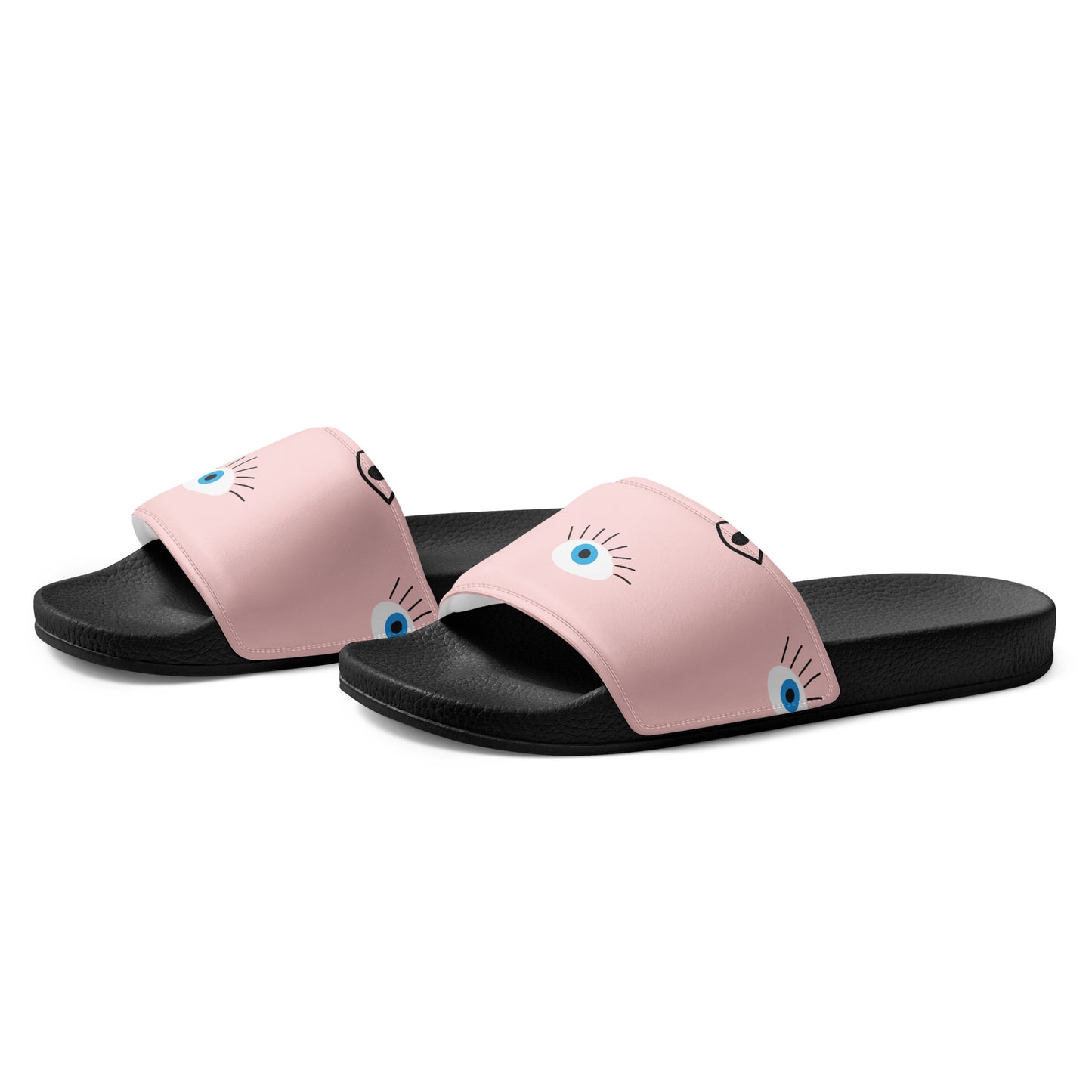 EVIL EYES PINK Women's slides