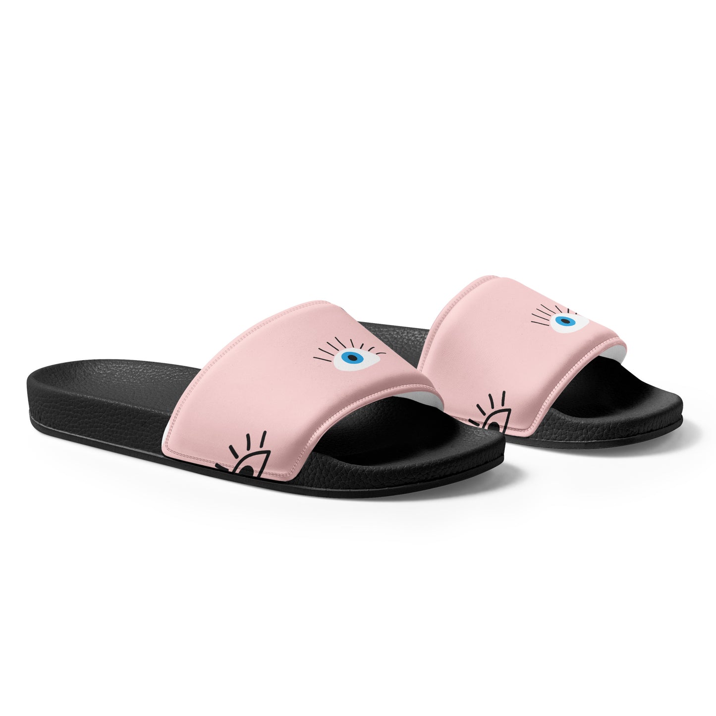 EVIL EYES PINK Women's slides