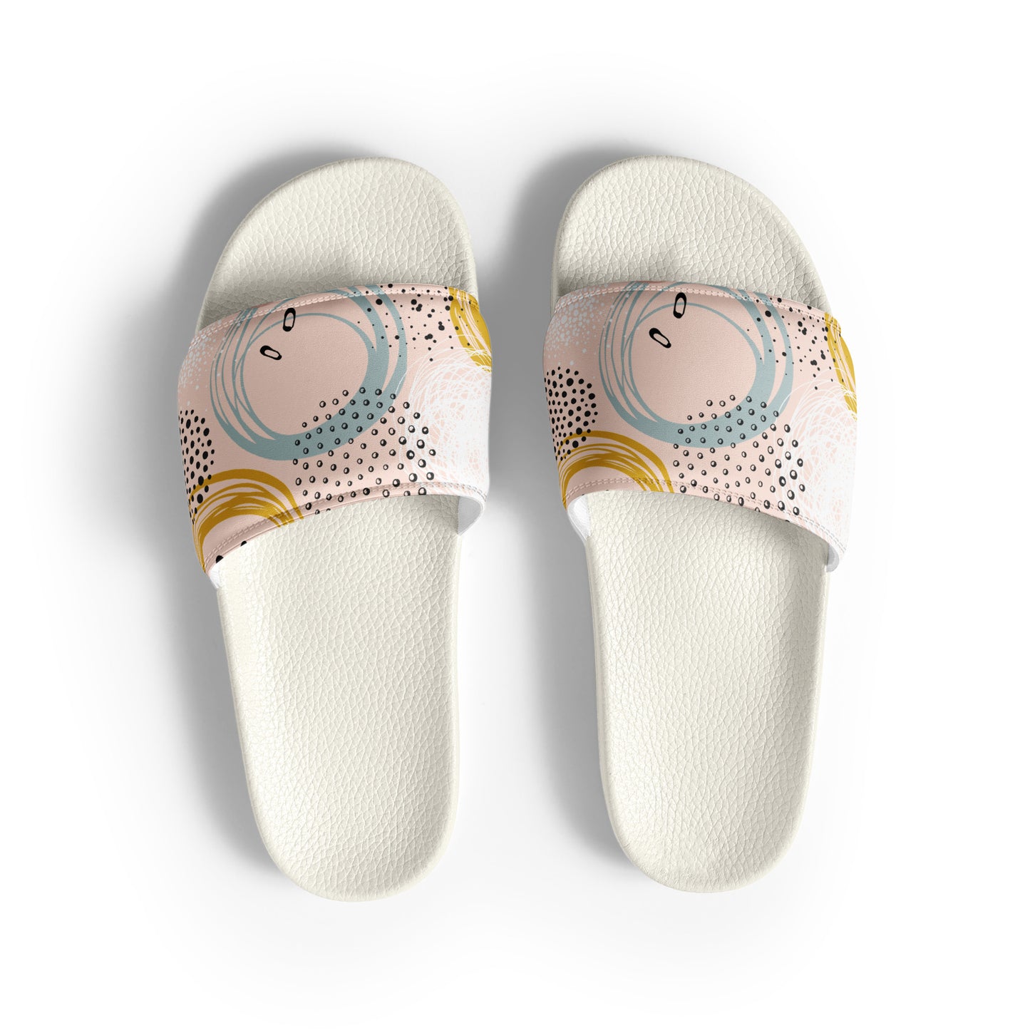 PINK ABSTRACT Women's slides