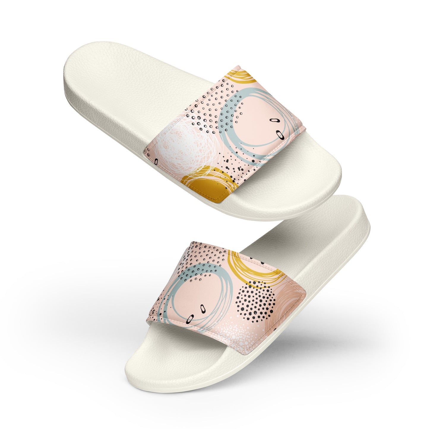 PINK ABSTRACT Women's slides