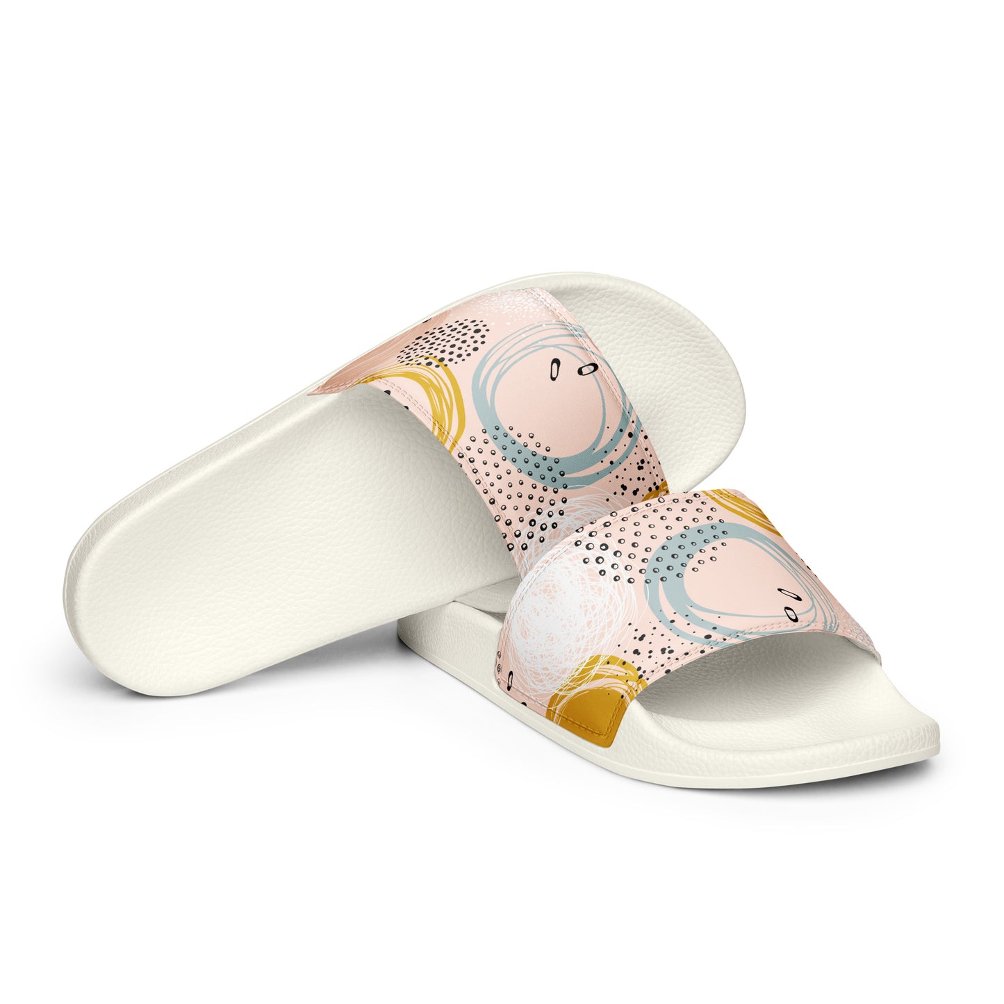 PINK ABSTRACT Women's slides