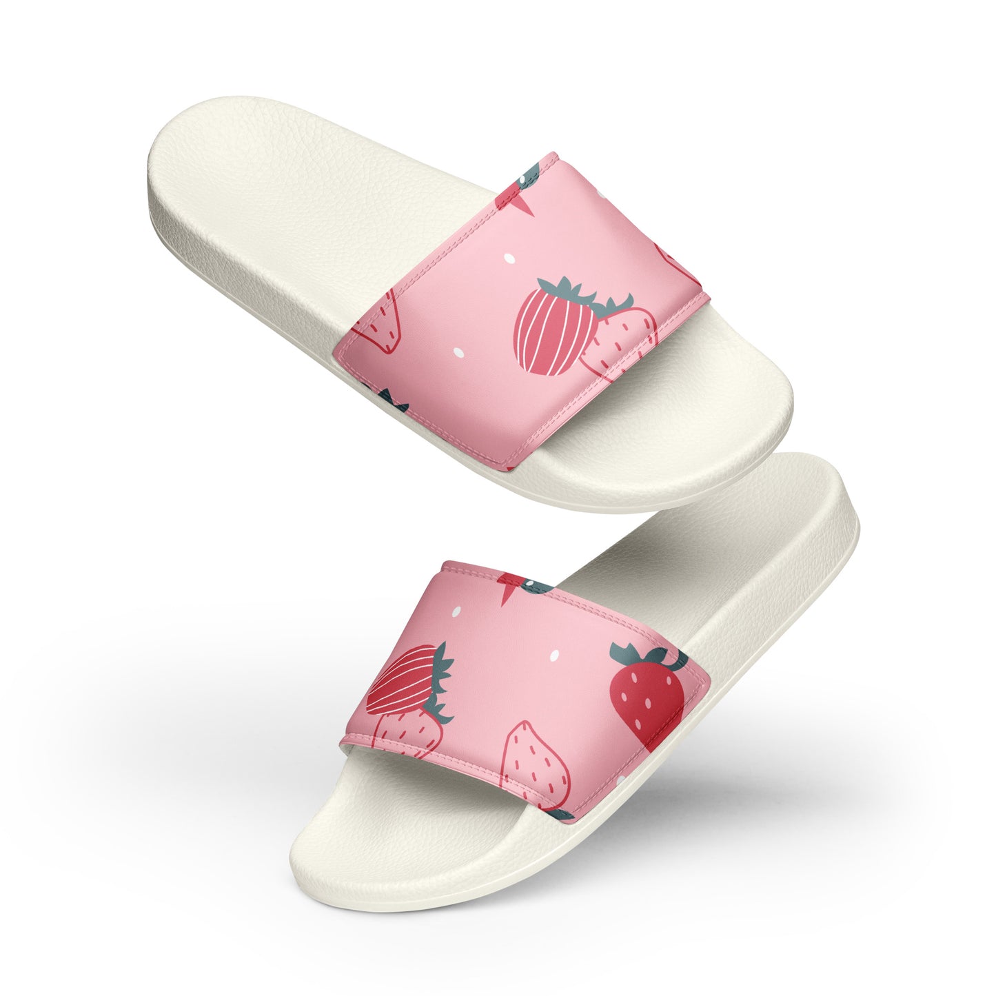 PINK STRAWBERRIES Women's slides