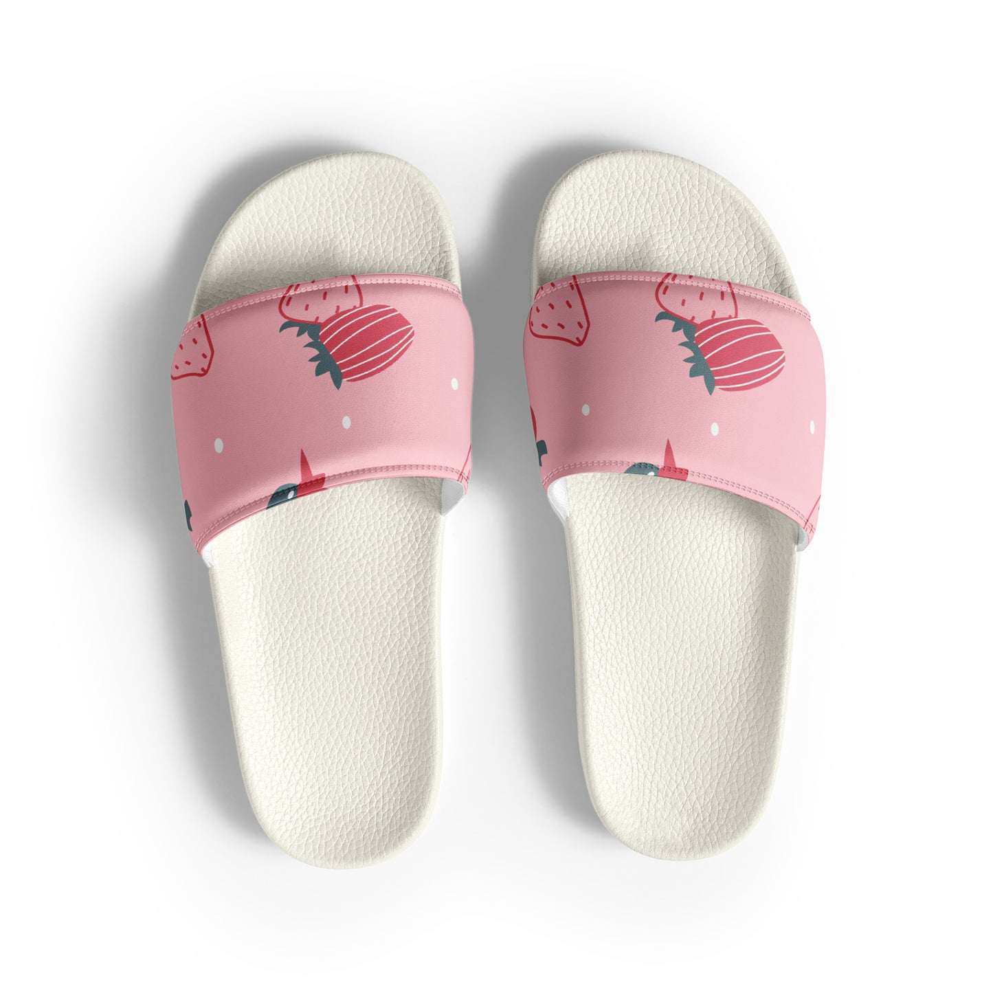 PINK STRAWBERRIES Women's slides