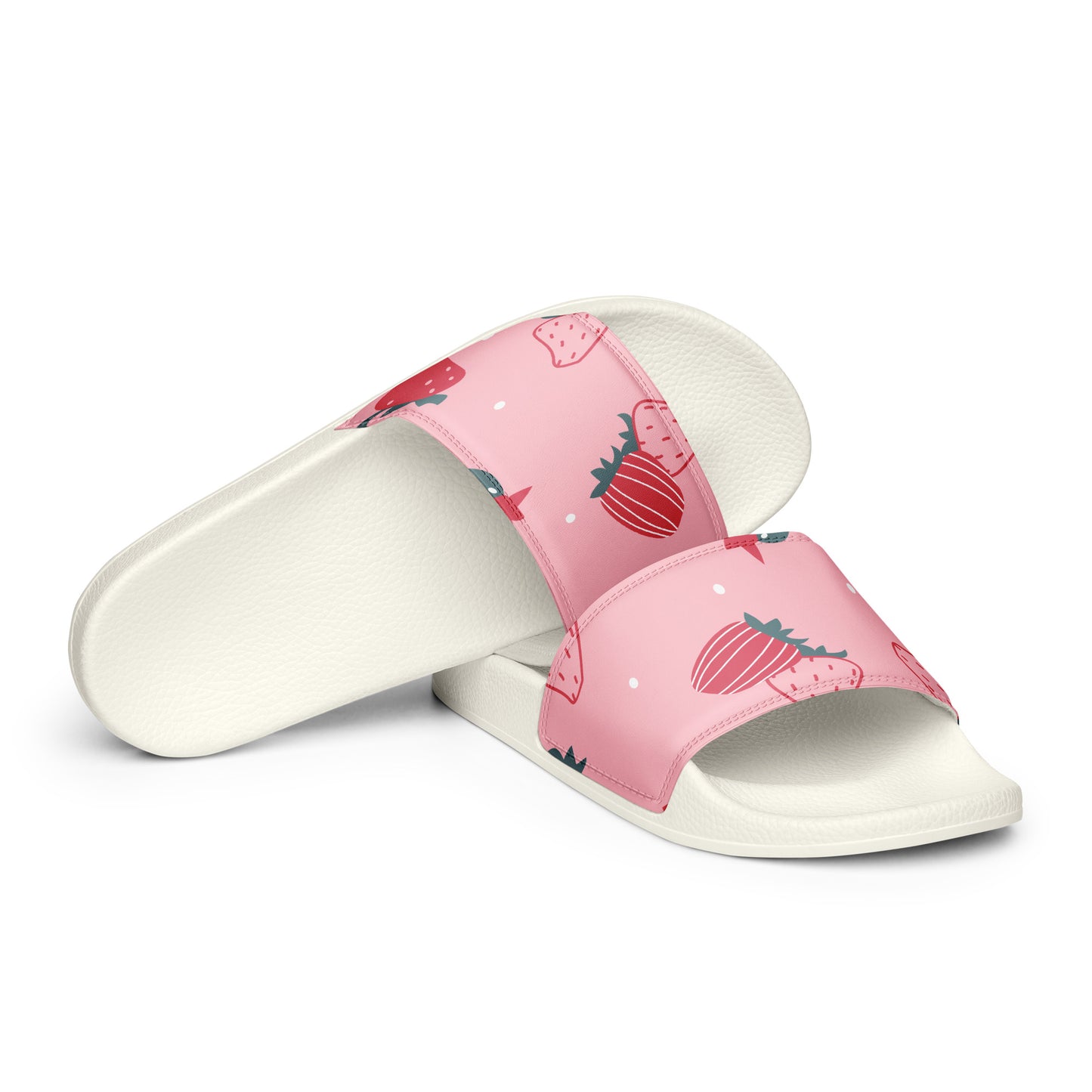 PINK STRAWBERRIES Women's slides