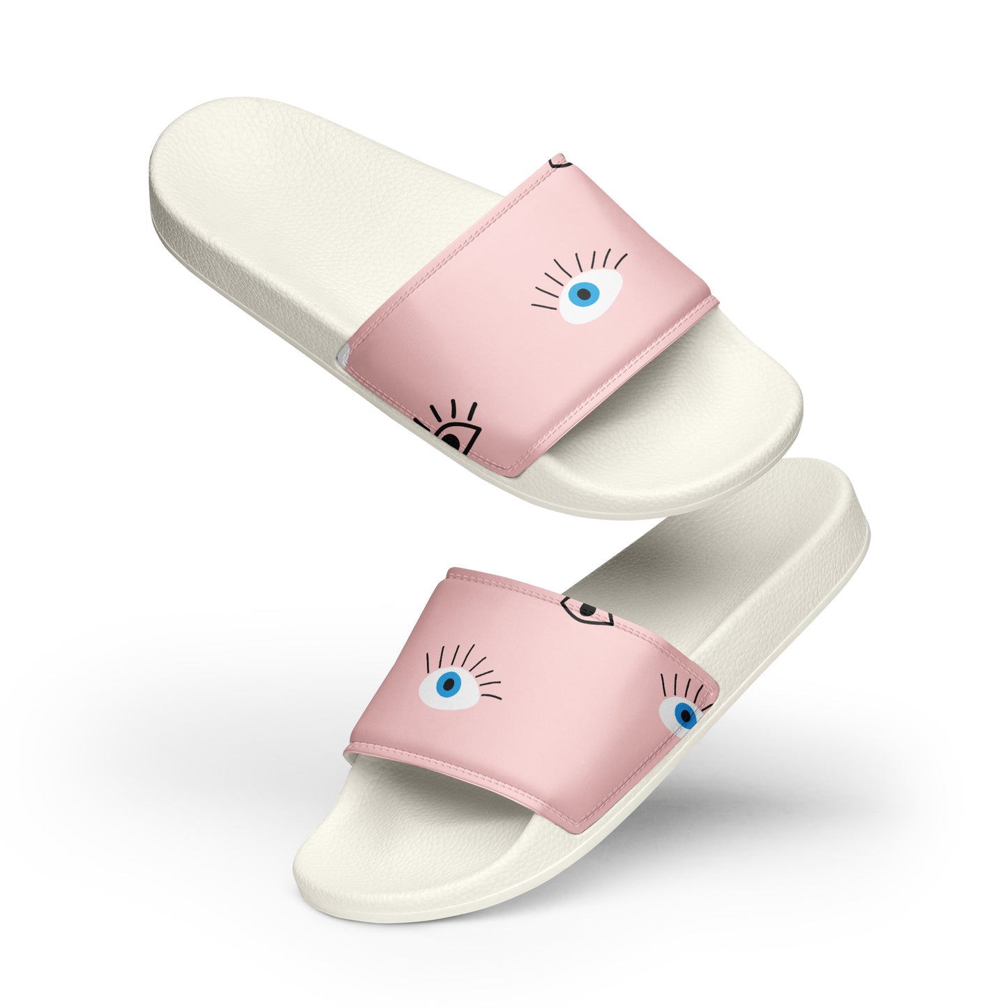 EVIL EYES PINK Women's slides