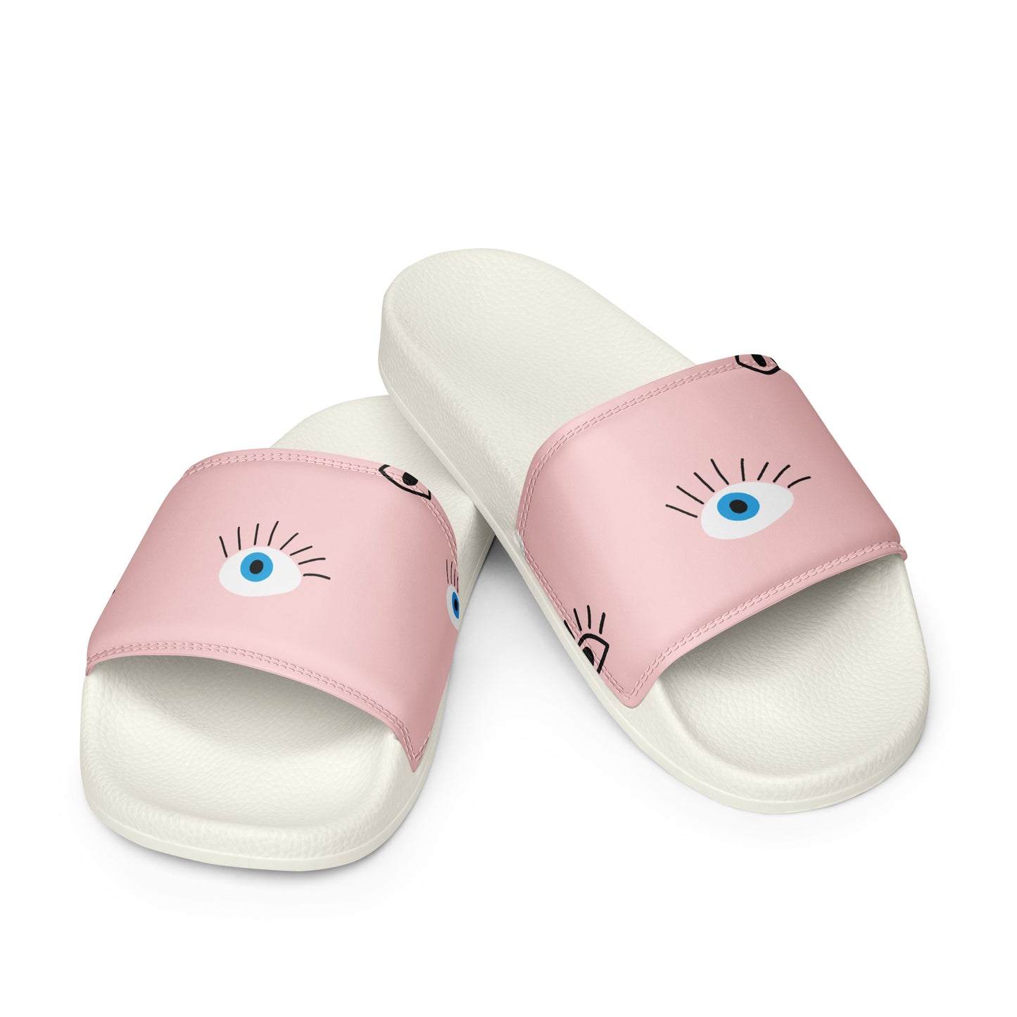 EVIL EYES PINK Women's slides