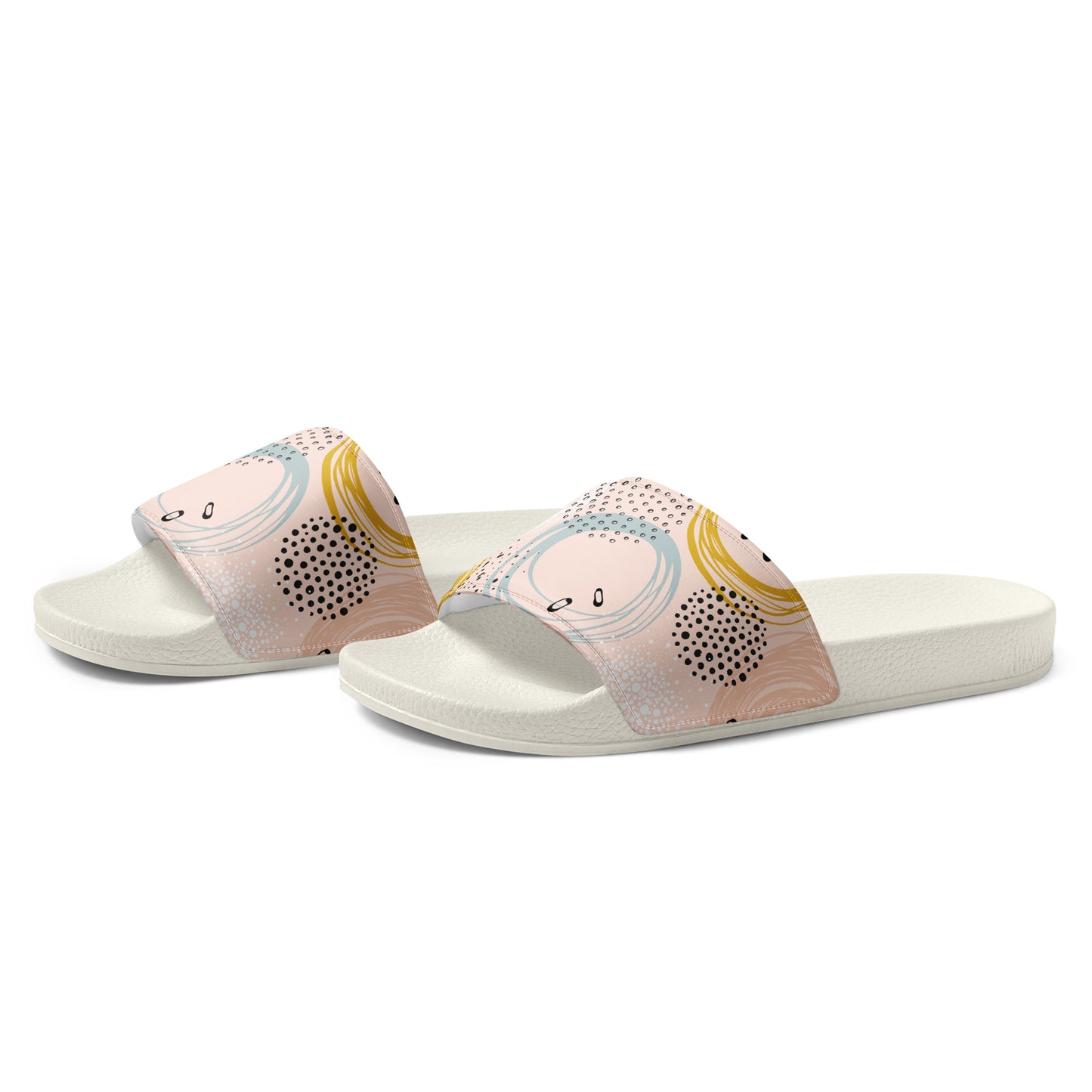 PINK ABSTRACT Women's slides