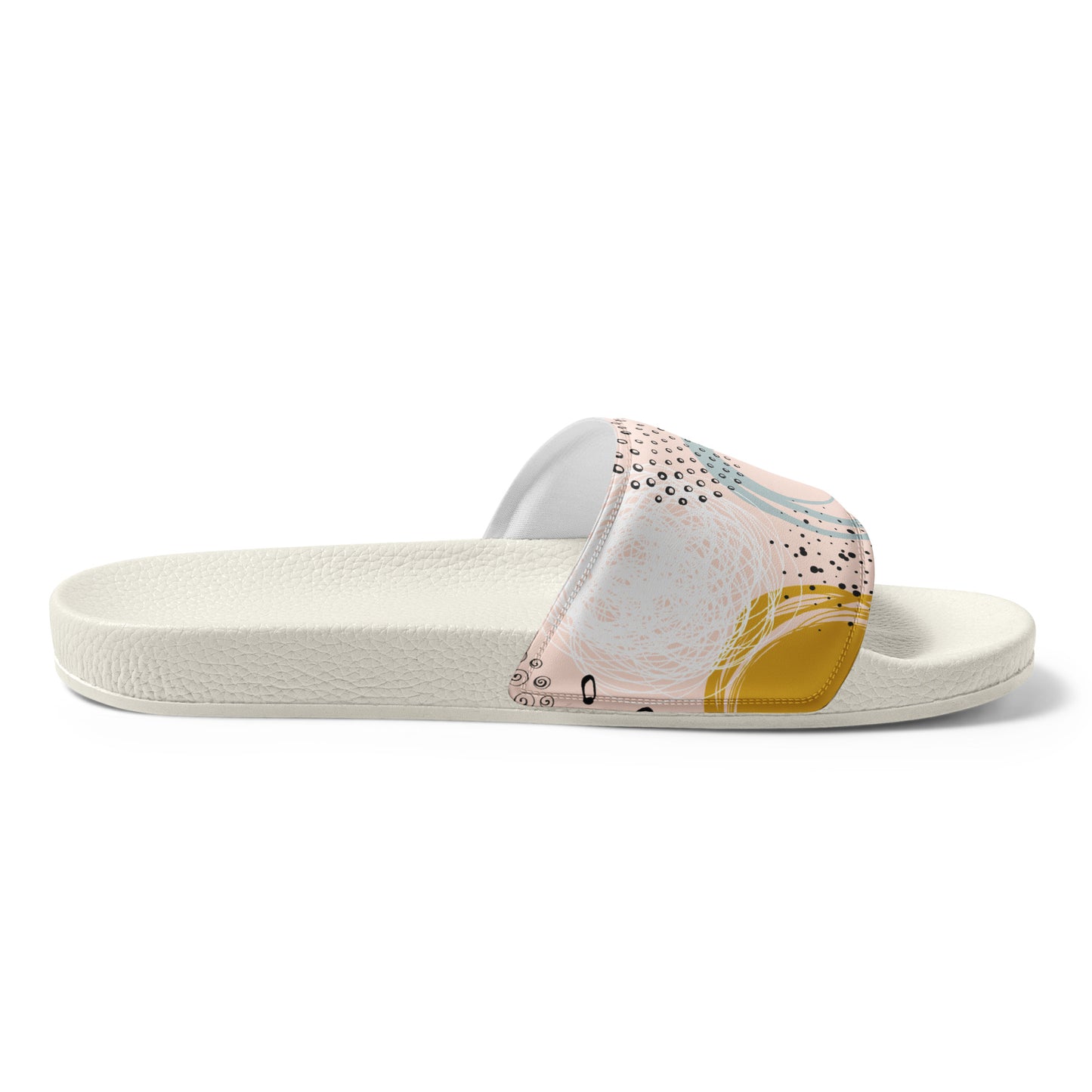 PINK ABSTRACT Women's slides