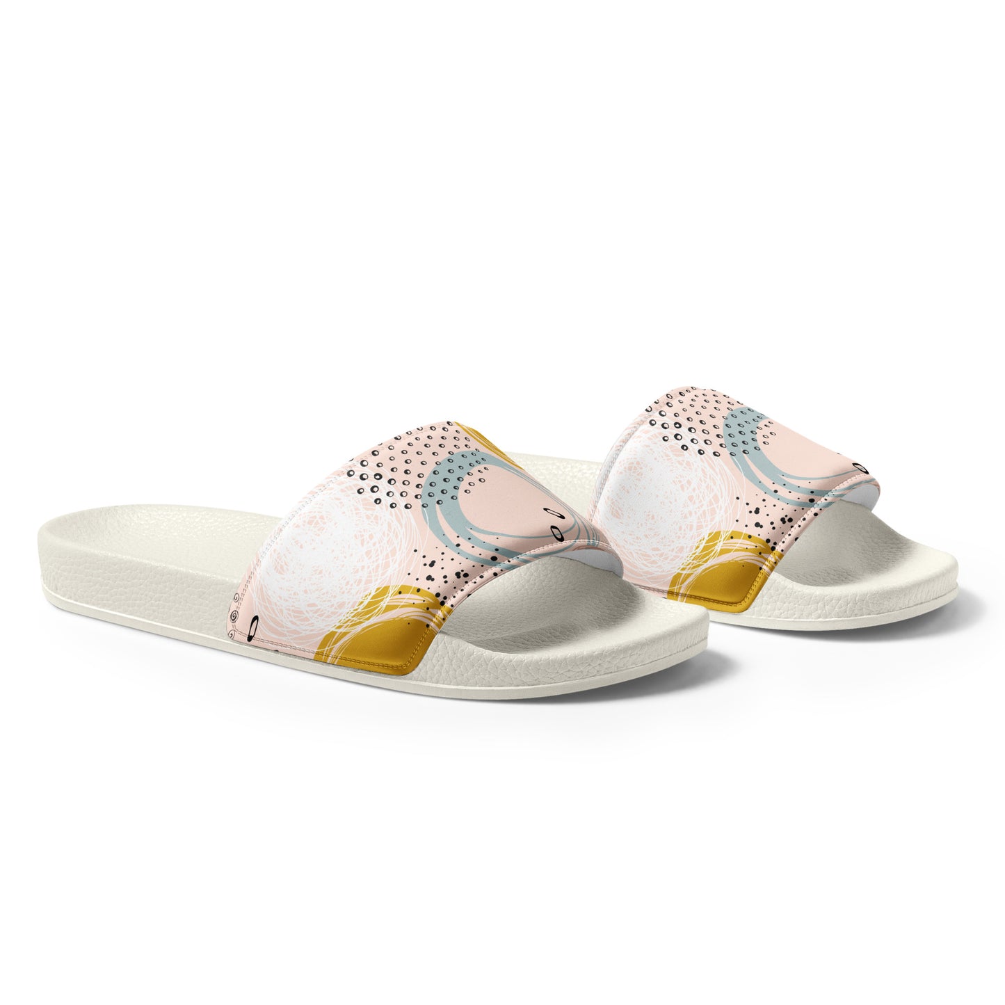 PINK ABSTRACT Women's slides