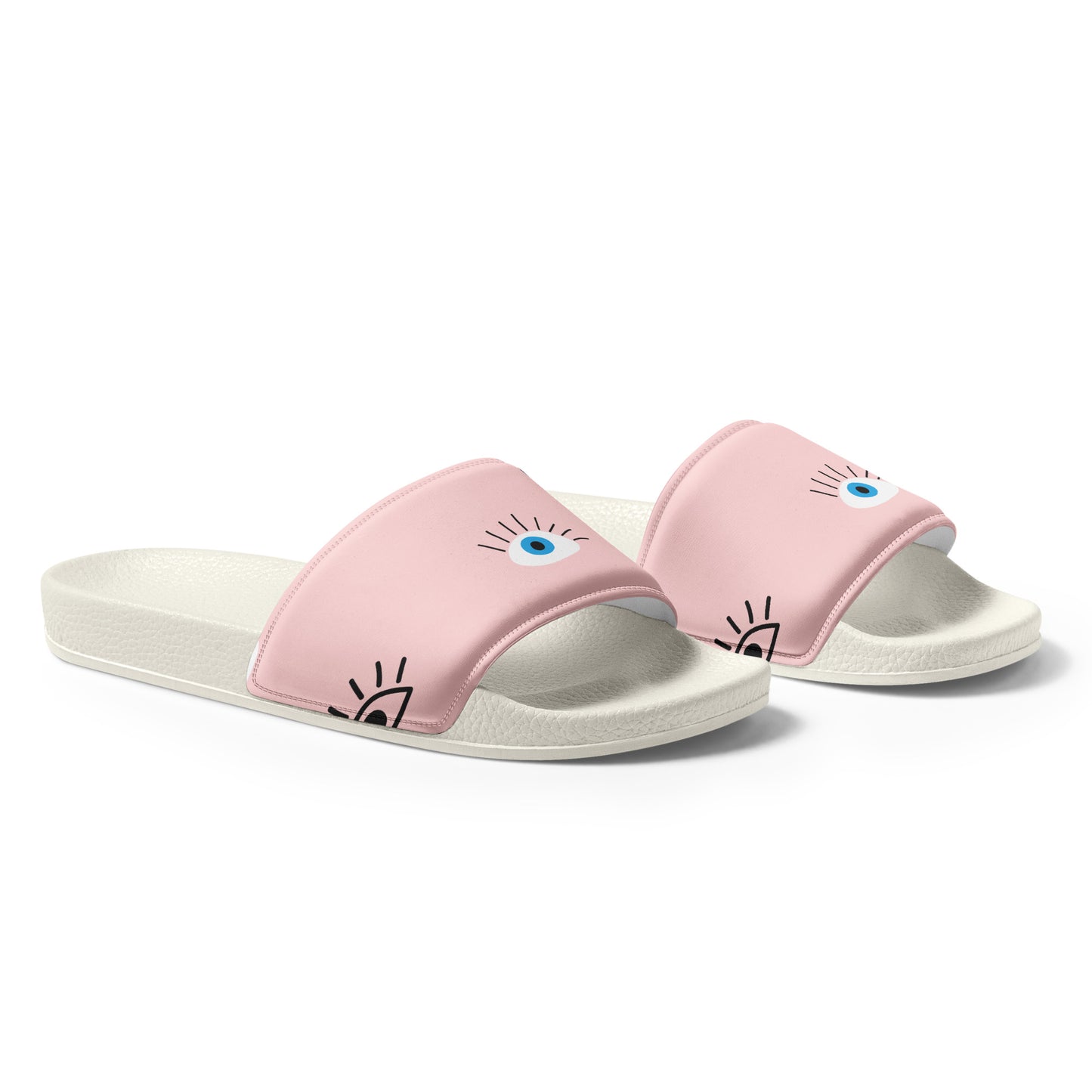 EVIL EYES PINK Women's slides